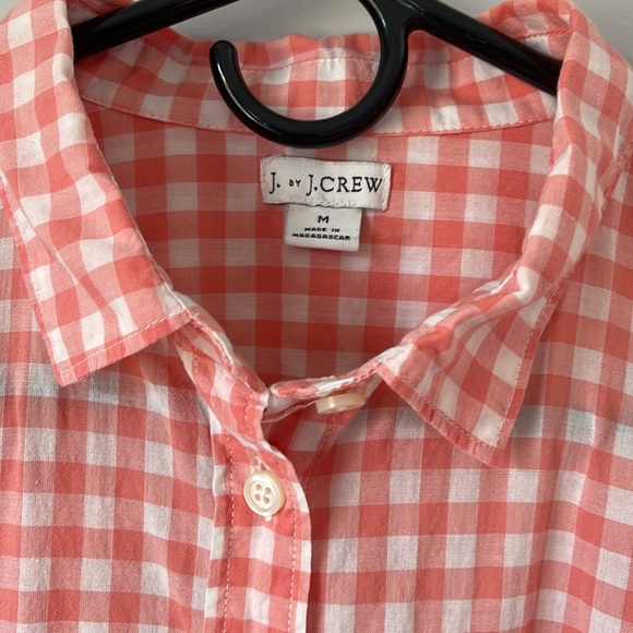 J.Crew Factory lightweight cotton button up shirt women’s - Picture 2 of 4
